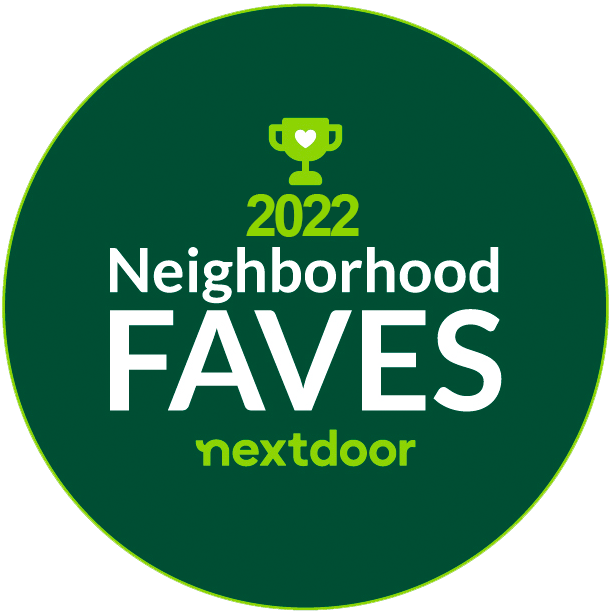 Nextdoor Neighborhood Faves badge for 2022